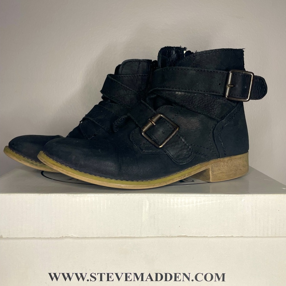 Steve Madden Distressed Ankle Boots